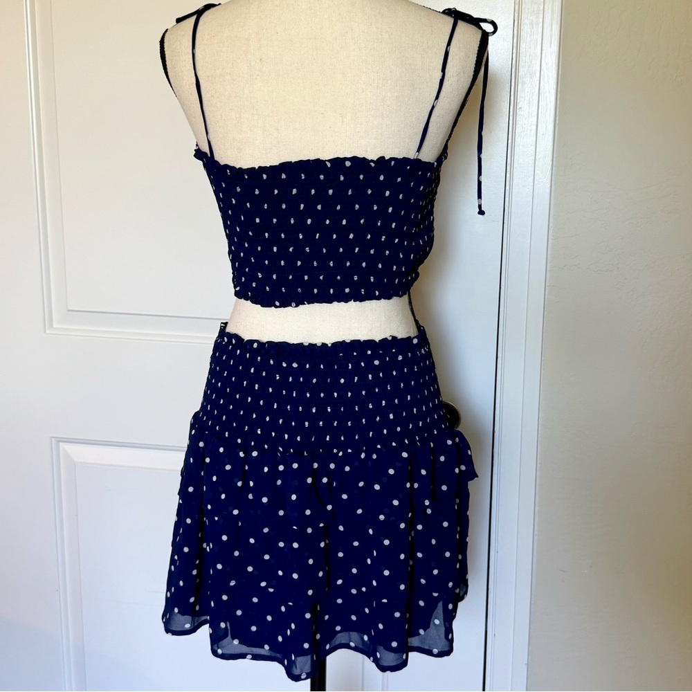 Smocked polka dot set - Picture 3 of 3